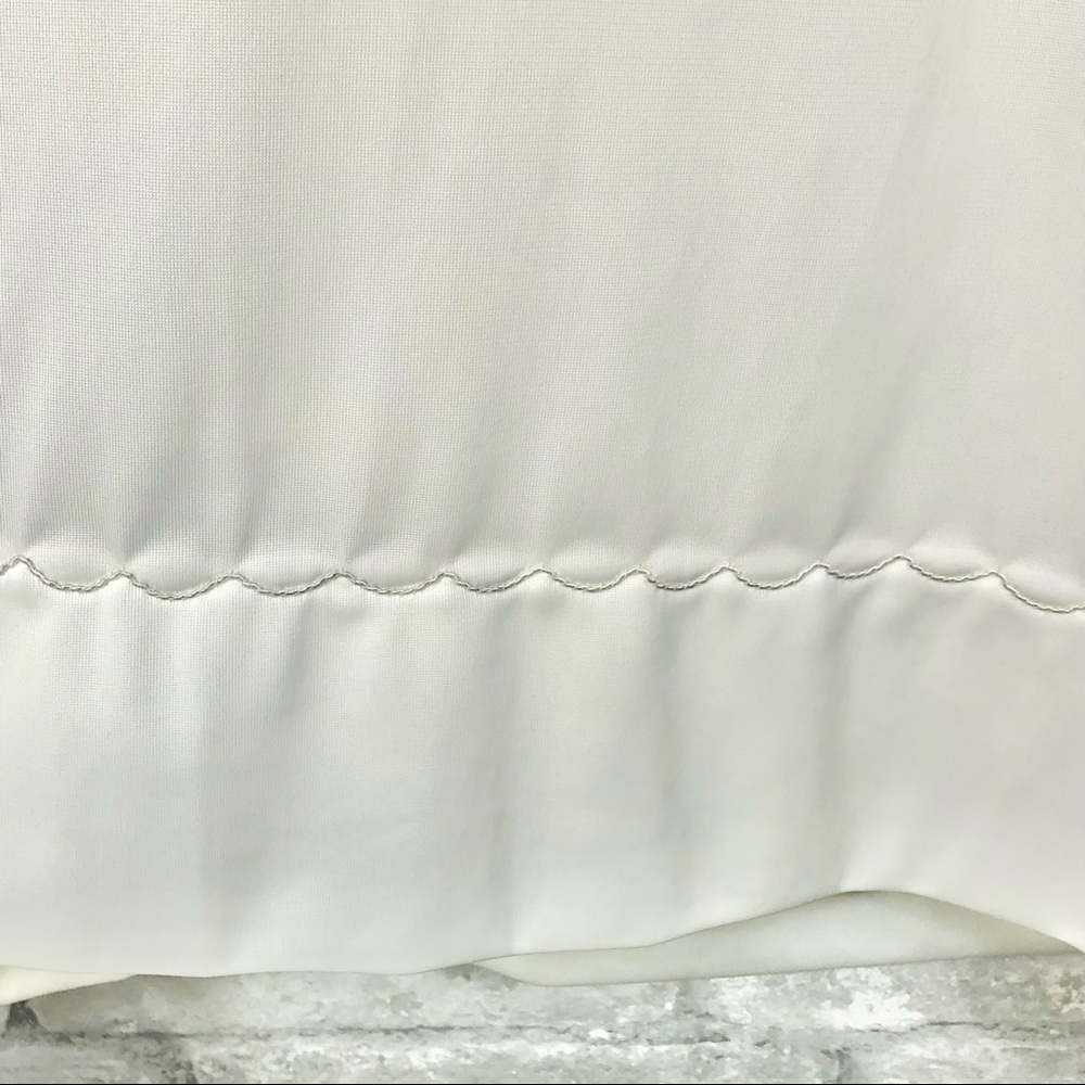 Vintage Mary Barron Pullover Full Slip Off White S - Picture 3 of 13